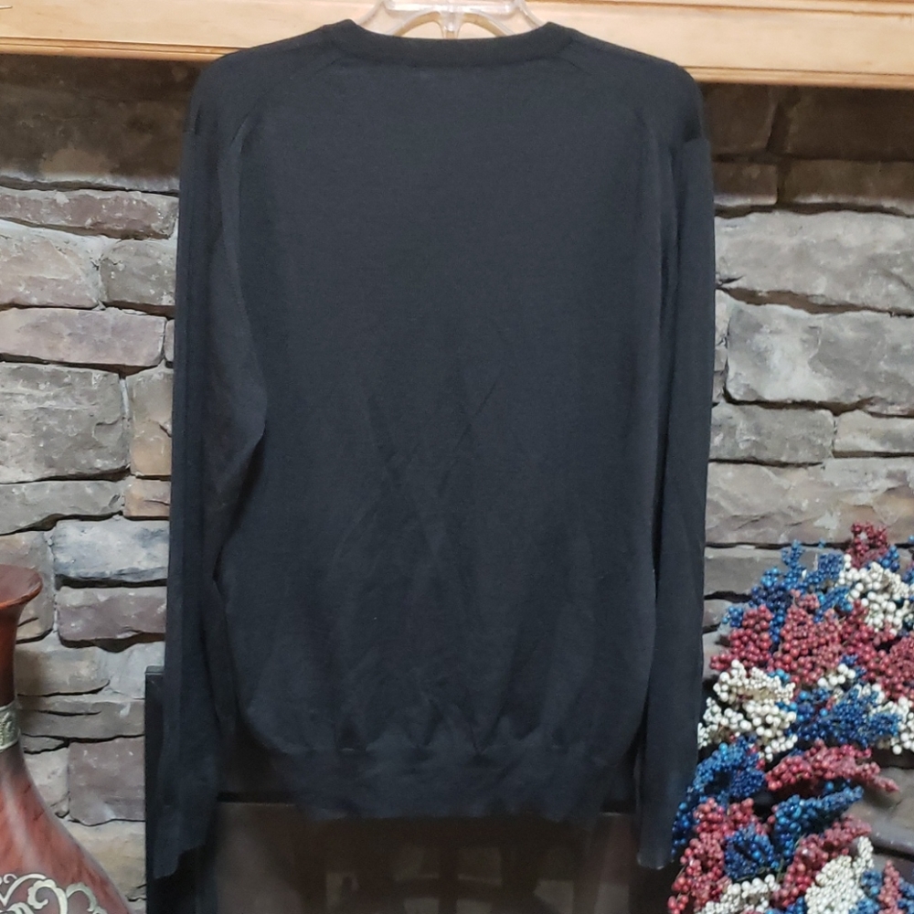 BRIONI CASHMERE, SILK, WOOL MIX VNECK SZ 52 - Picture 7 of 12